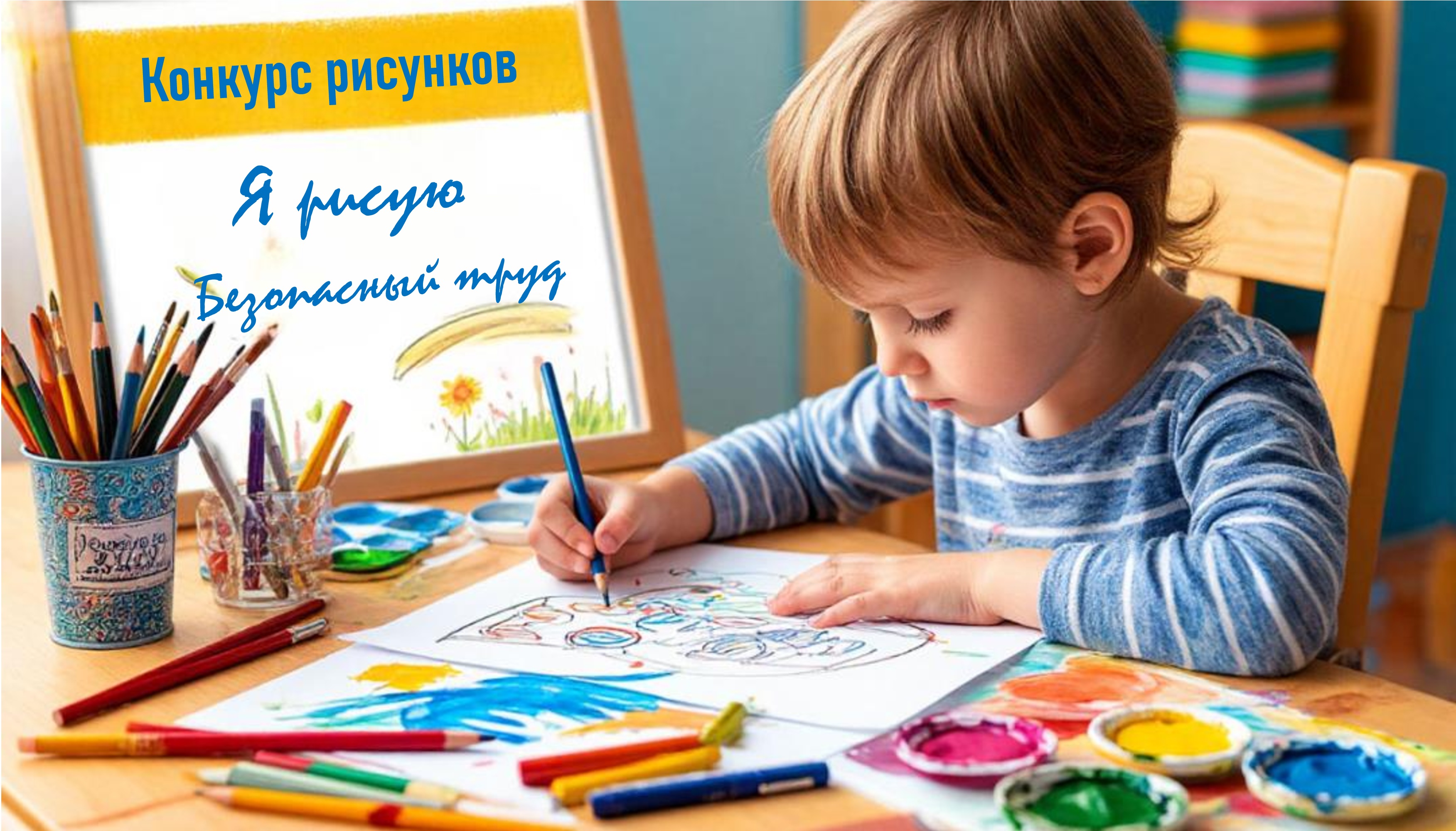 Детский творческий конкурс по охране труда «Я рисую безопасный труд».